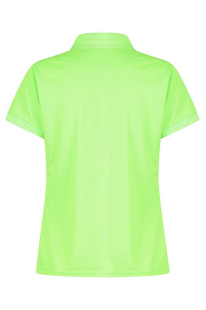 Custom Ladies Lachlan Shirts - Neon Green - Back