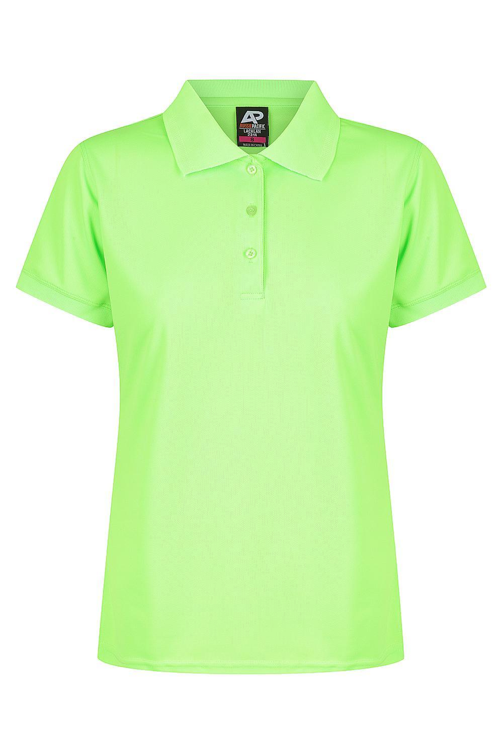 Custom Ladies Lachlan Shirts - Neon Green