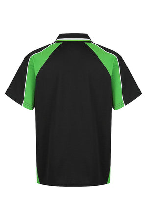 Custom Panorama Kids Shirt - Black/Green/White - Back