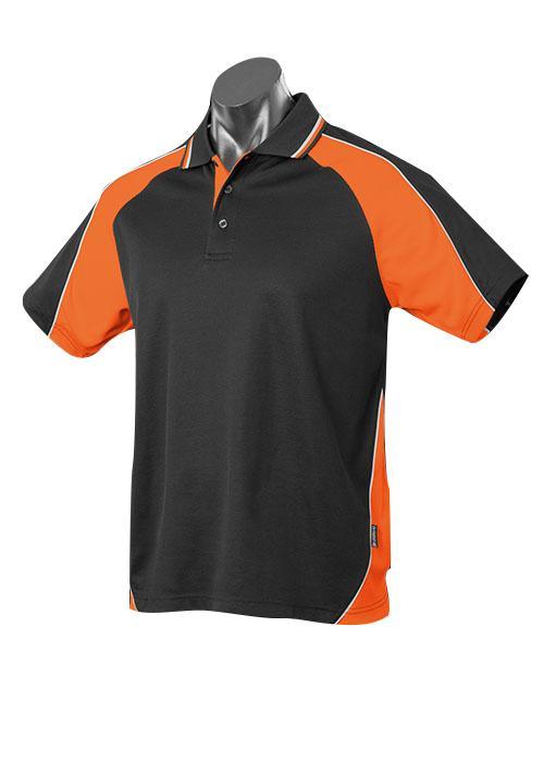 Custom Panorama Kids Shirt - Black/Orange/White