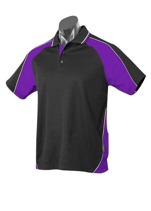 Custom Panorama Kids Shirt - Black/Purple/White