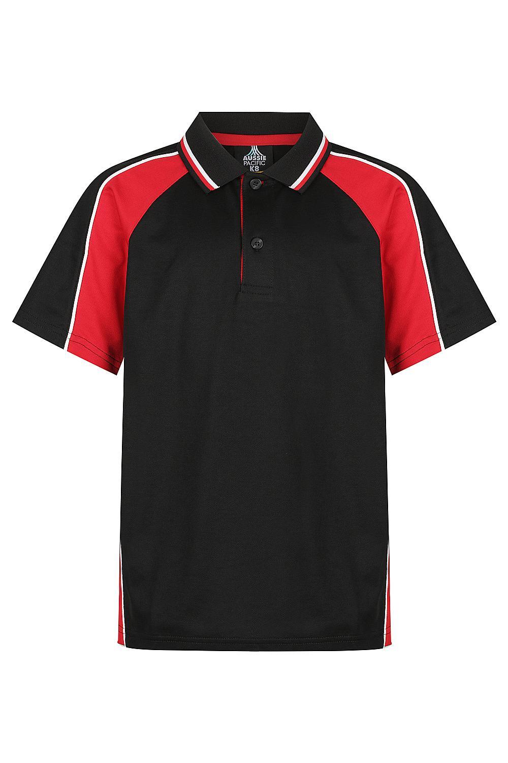Custom Panorama Kids Shirt - Black/Red/White