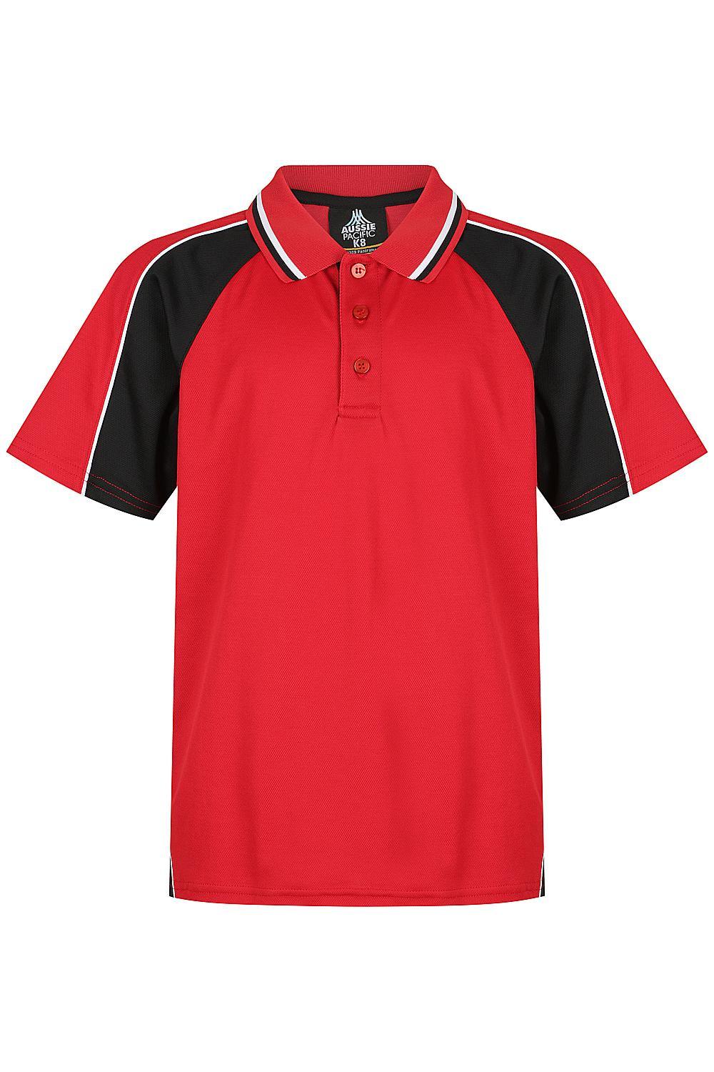 Custom Panorama Kids Shirt - Red/Black/White