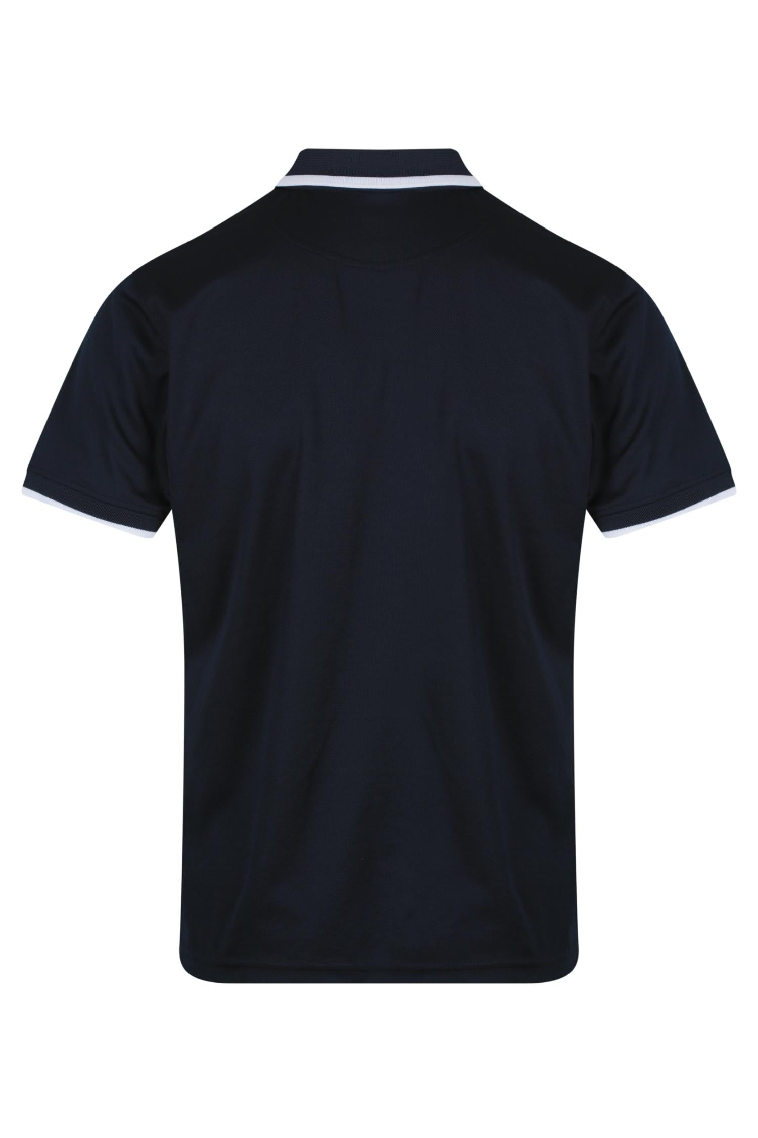 Custom Portsea Work Polo Shirts Australia  Navy/White Back