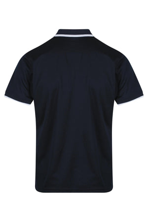 Custom Portsea Work Polo Shirts Australia  Navy/White Back