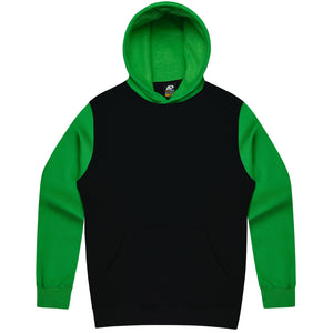 Custom Printed Monash Hoodies - Black/Kawa Green