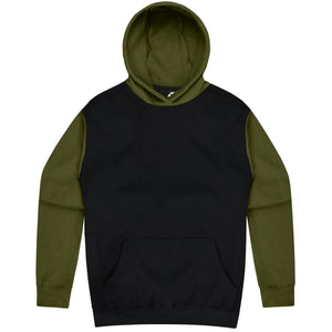 Custom Printed Monash Hoodies - Black/Military Green