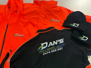 F94 Hi Vis Fleecy Hoodie With Full Front Zip