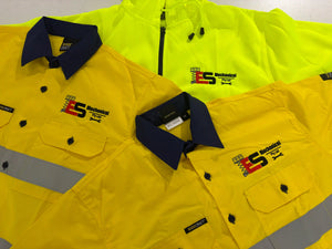 F94 Hi Vis Fleecy Hoodie With Full Front Zip