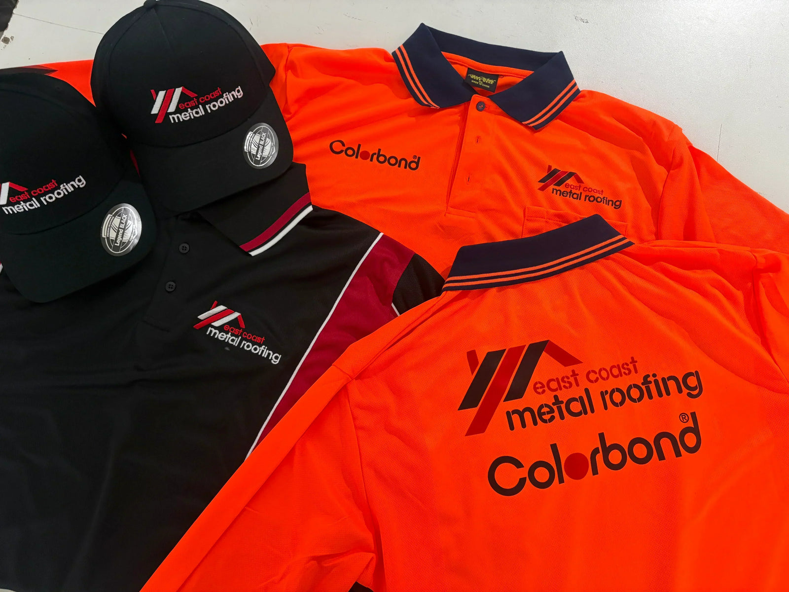 P68 Triangular Design L/S Hi Vis Polo Shirt