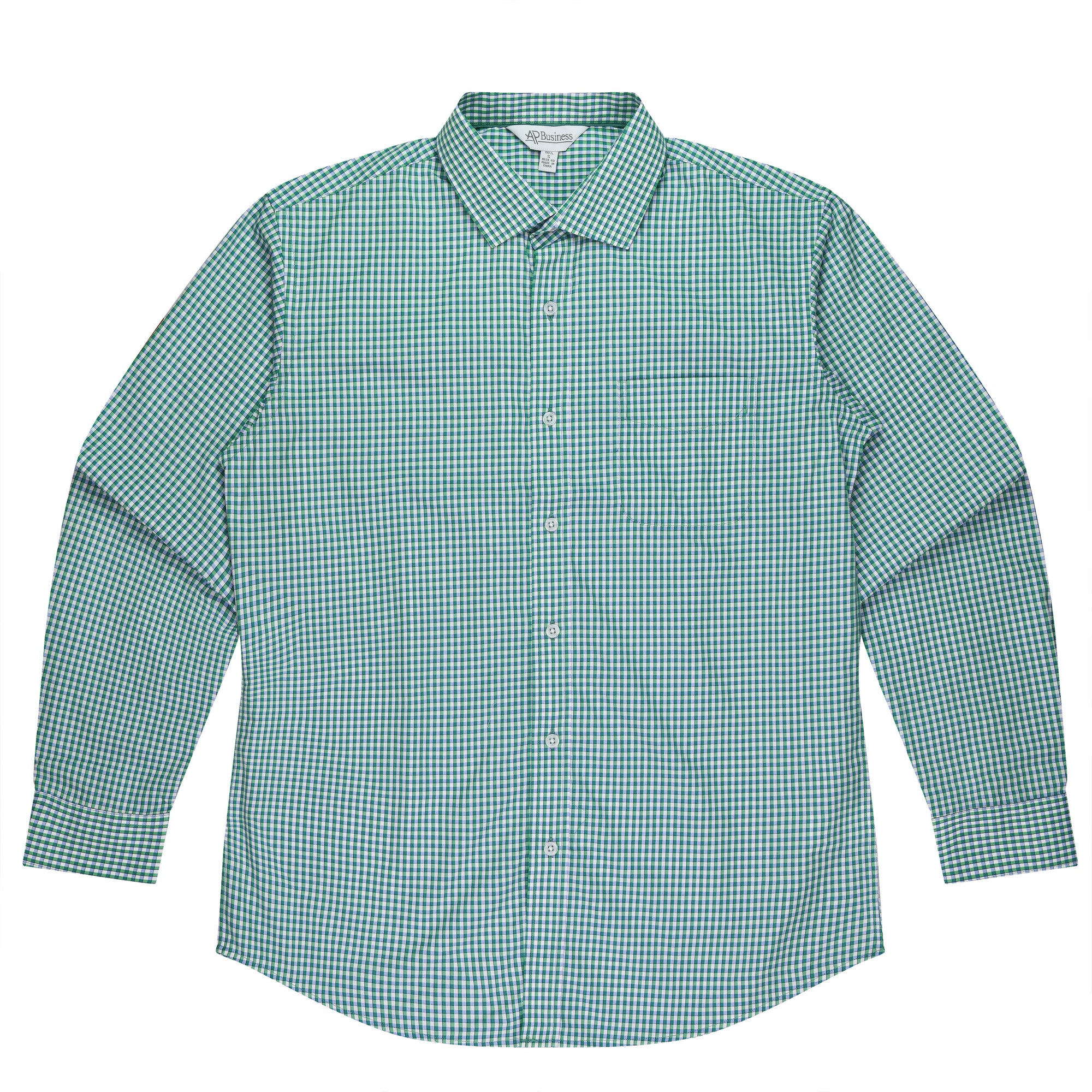 Epsom Long Sleeve Custom Businesses Shirts Australia - Emerald