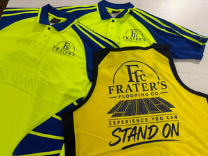 6HSP JB's Hi Vis S/S Spider Polo