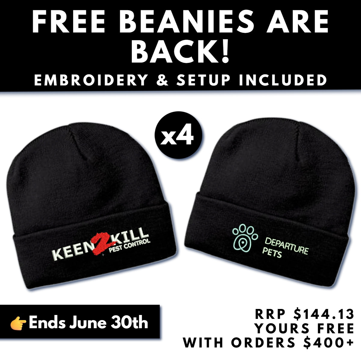 June 2026 Beanie Special 4 Pack