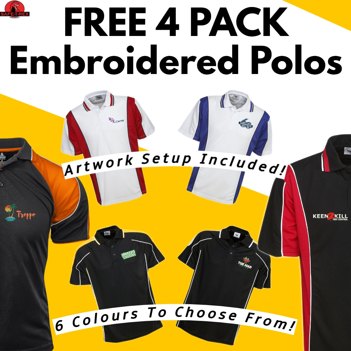 Quoting Shirt Special - Embroidered 4 Pack