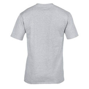 Grey Gildan Custom Work T Shirts - Back