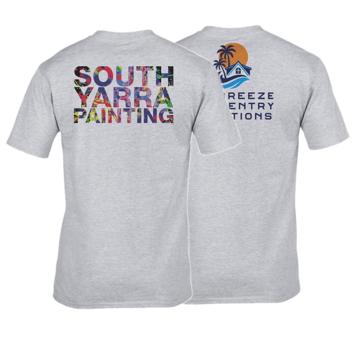 Grey Gildan Custom Work T Shirts