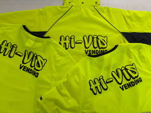 J96 Hooded Hi Vis Soft Shell Jacket