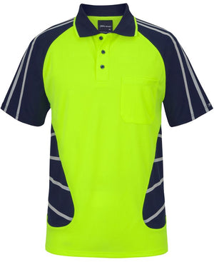 JB Reflective Spider 12 Pack – Custom Hi Vis Polos & Hoodies - Yellow Polo