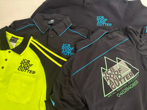 6HSP JB's Hi Vis S/S Spider Polo