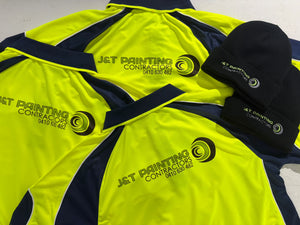 P87 Hi Vis Cooldry Side Panel Polo Shirt