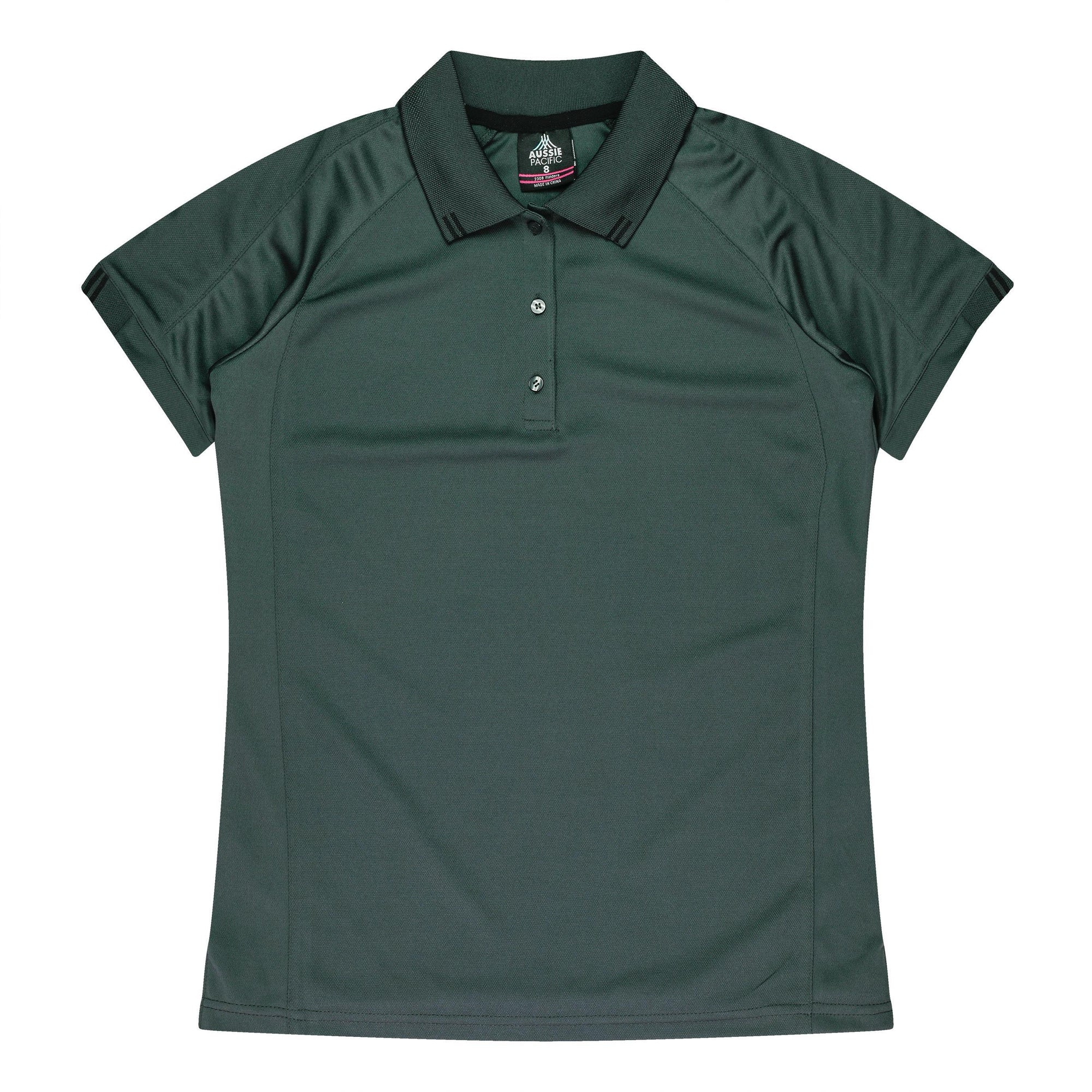 Ladies Custom Flinders Polo - Slate/Black