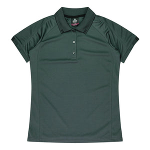 Ladies Custom Flinders Polo - Slate/Black