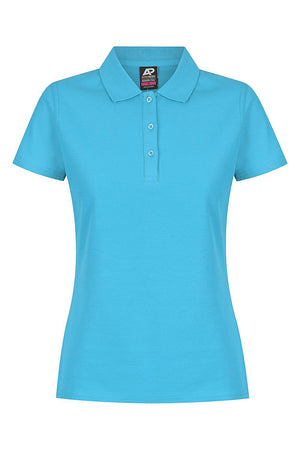 Custom Ladies Hunter Work Shirts - Cyan