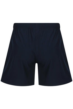 Mens Work School Shorts - Navy Back