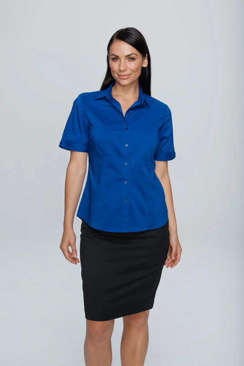 Mosman Embroidered Short Sleeve Ladies Business Shirt