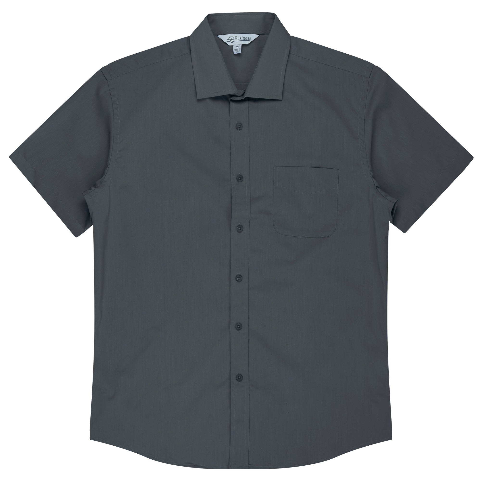 Mosman Short Sleeve Custom Business Shirts Australia - Slate