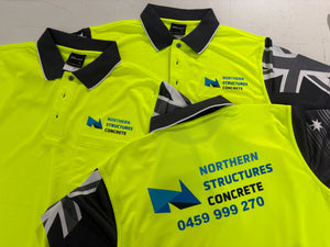 Southern Cross 8 Pack – Hi Vis Polos & Hoodies with Back Print