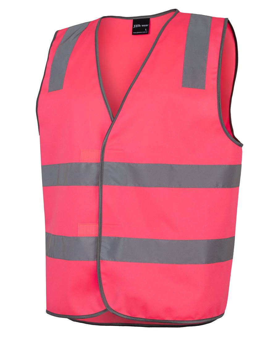 Pink Custom Printed Hi Vis Vests - Safe-T-Rex Workwear