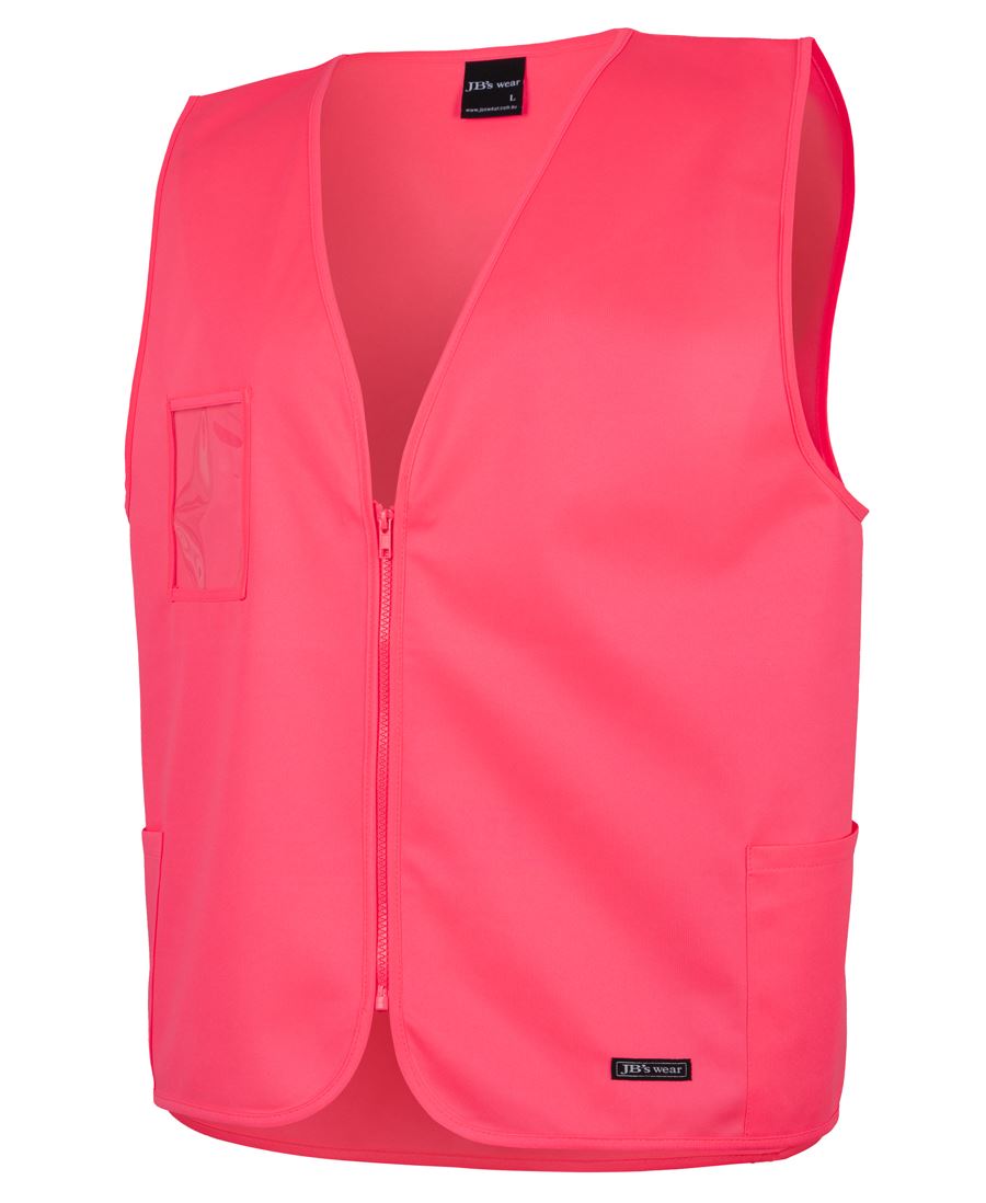 Pink Custom Printed Hi Vis Vests - Safe-T-Rex Workwear