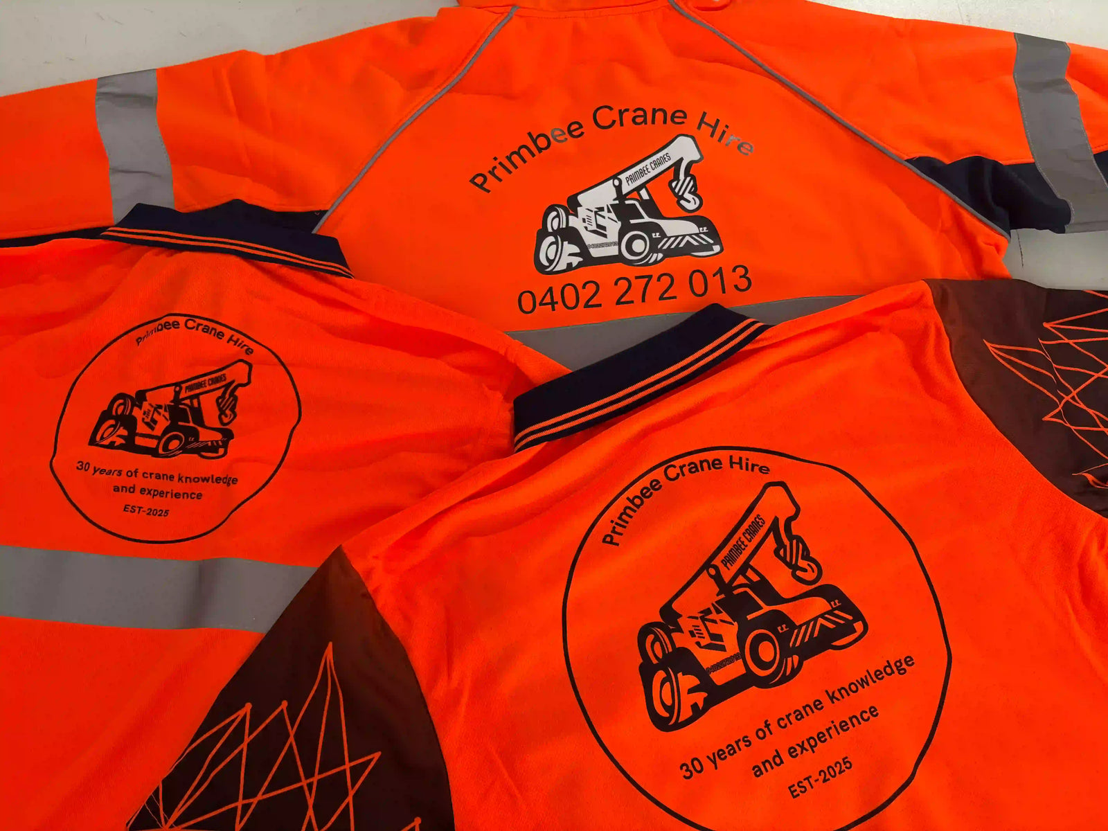 P91 L/S D/N Hi Vis Cooldry Polo Shirt