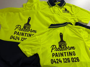 WSP208 HI VIS LIGHTWEIGHT SHORT SLEEVE MICROMESH POLO WITH POCKET