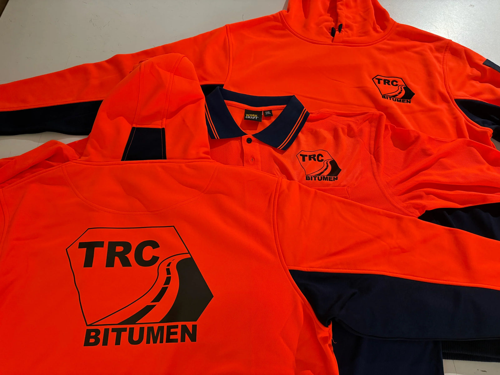 Coldshift 8 Pack – 6 Long Sleeve Polos + 2 Hoodies with Back Print