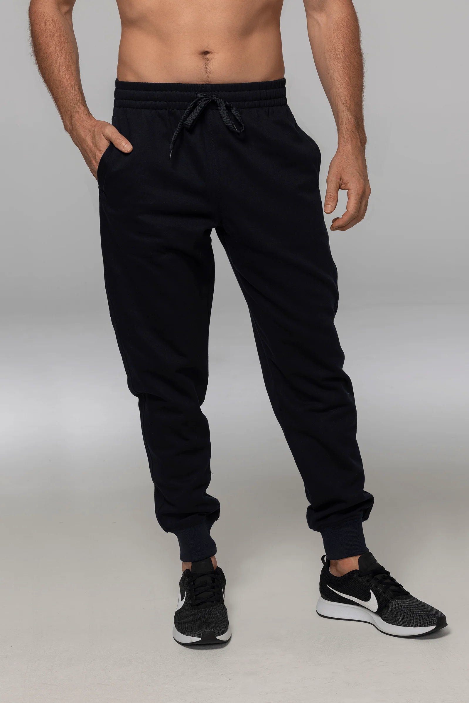 Tapered Fleece Mens Tracksuit Pants