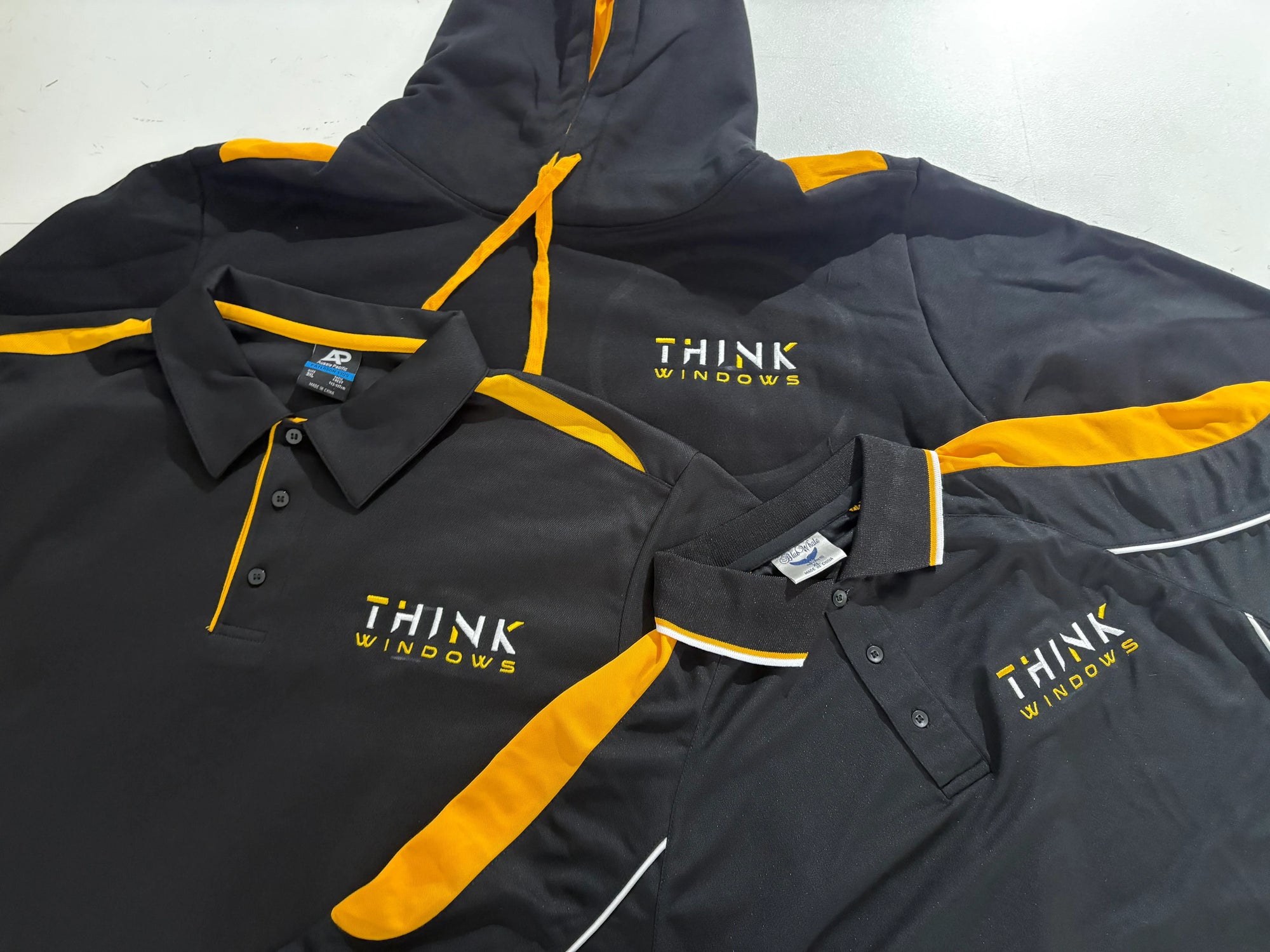 Paterson 8 Pack – Custom Contrast Polos and Hoodies with Logo Print