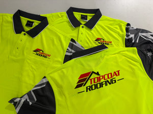 P66 Astronomic Design Hi Vis Polo Shirt