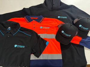 P91 L/S D/N Hi Vis Cooldry Polo Shirt