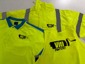 S85 Triangular Design Hi Vis Singlet