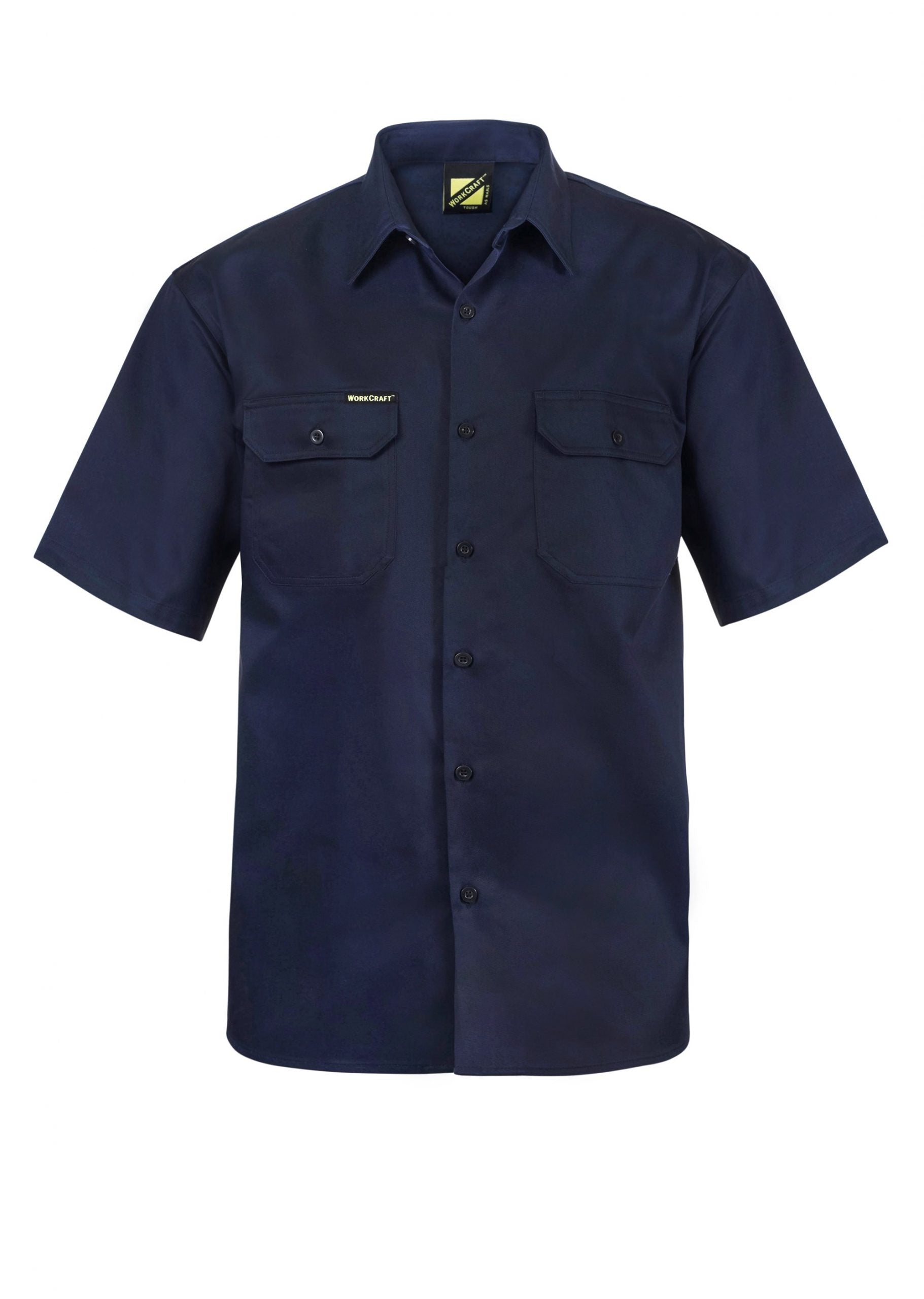 WS3021 Custom Cotton Work Shirts - Navy