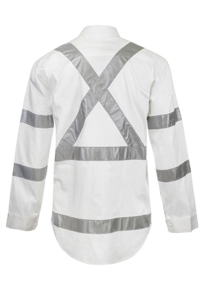 WS3222-custom-reflective-tradie-shirt-with-x-White-Back