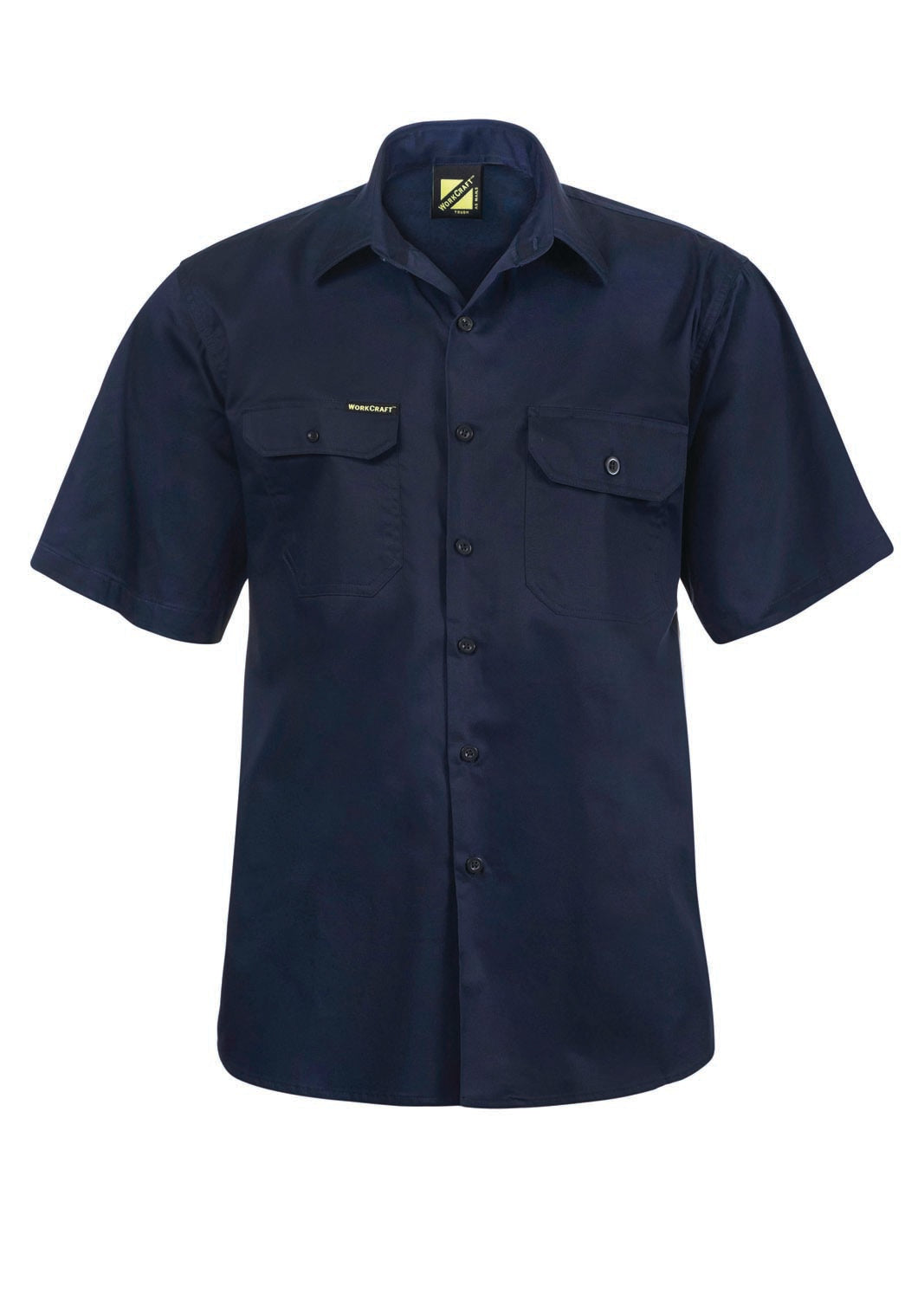 WS4012 Custom Cotton Work Shirts - Navy