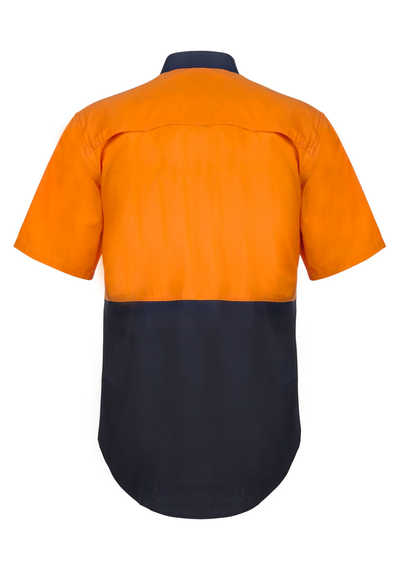 WS4248 custom vented tradie work shirt - Orange Back