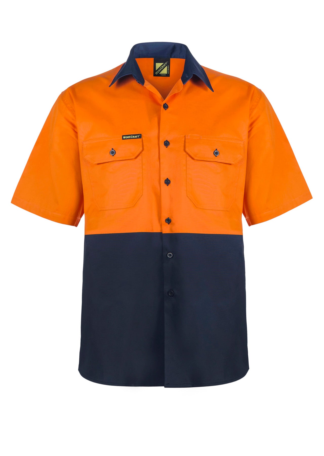 WS4248 custom vented tradie work shirt