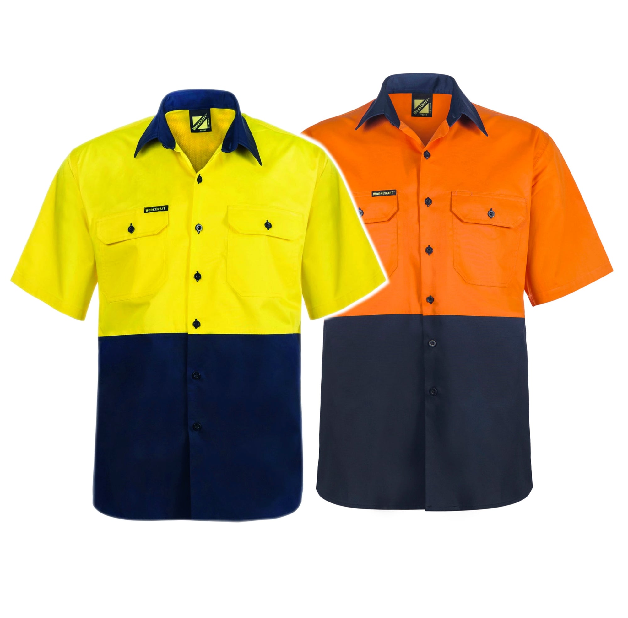 WS4248 custom vented tradie work shirt