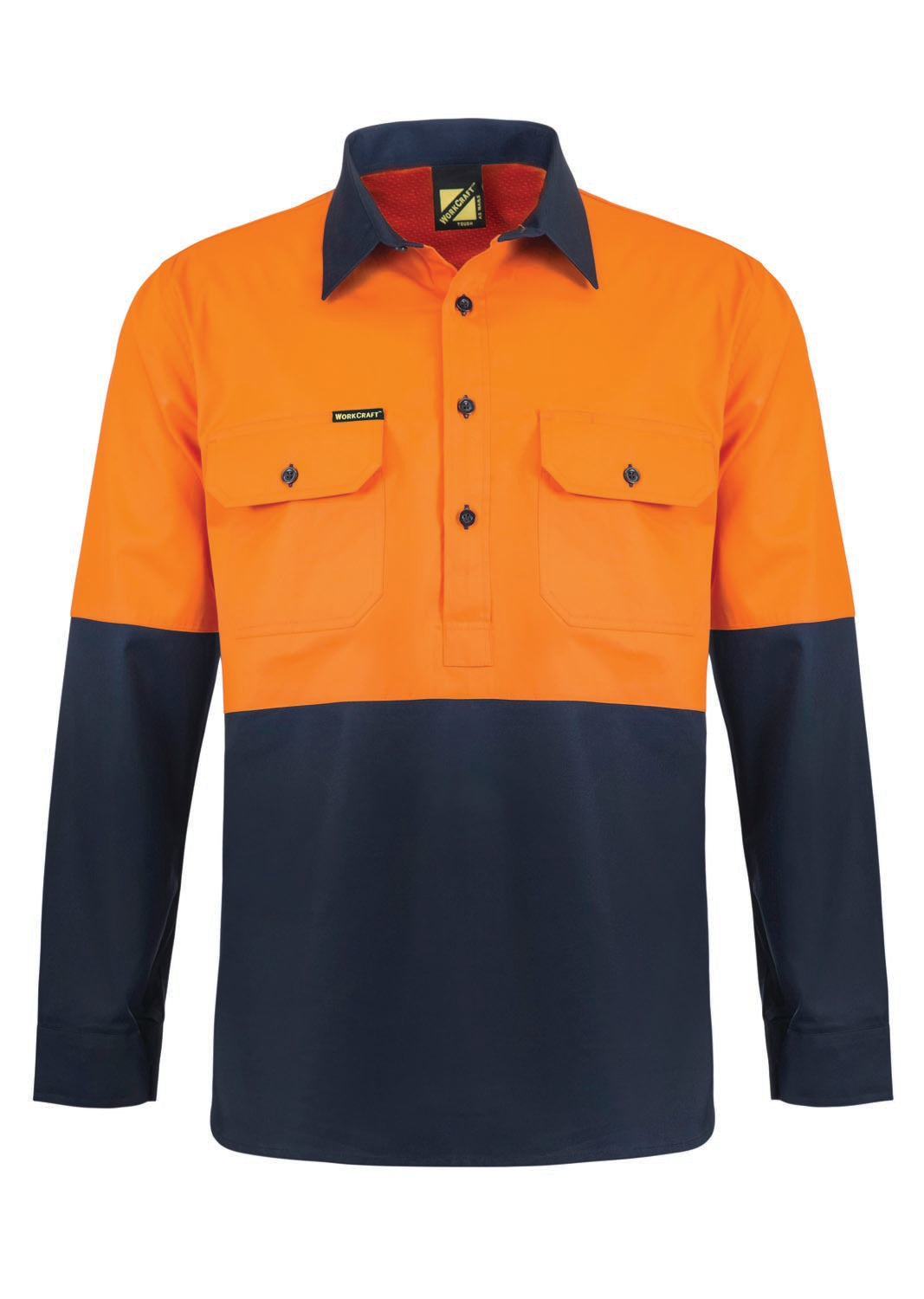 WS4255 custom vented tradie work shirt