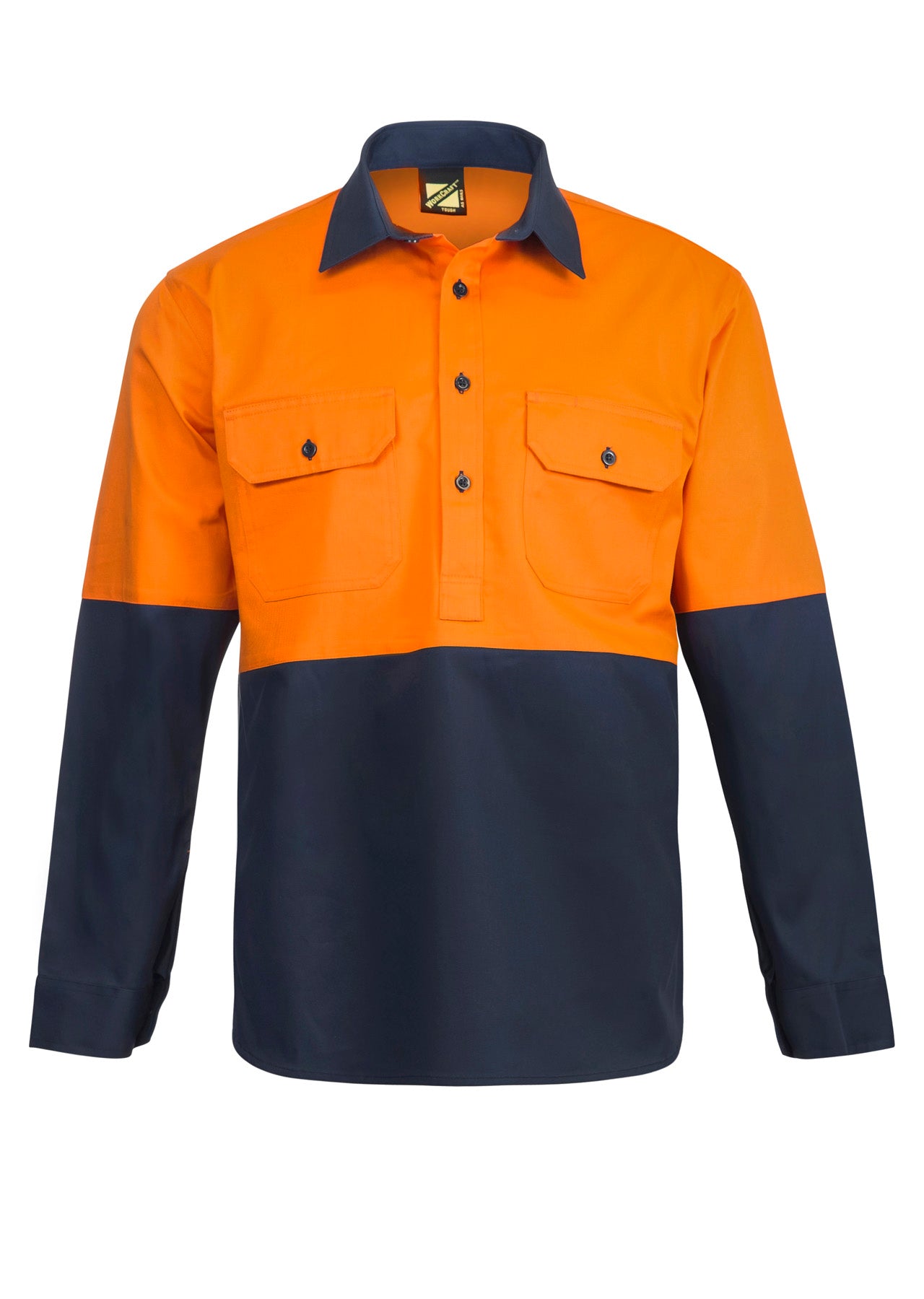 WS4256 custom hi vis tradie work shirt