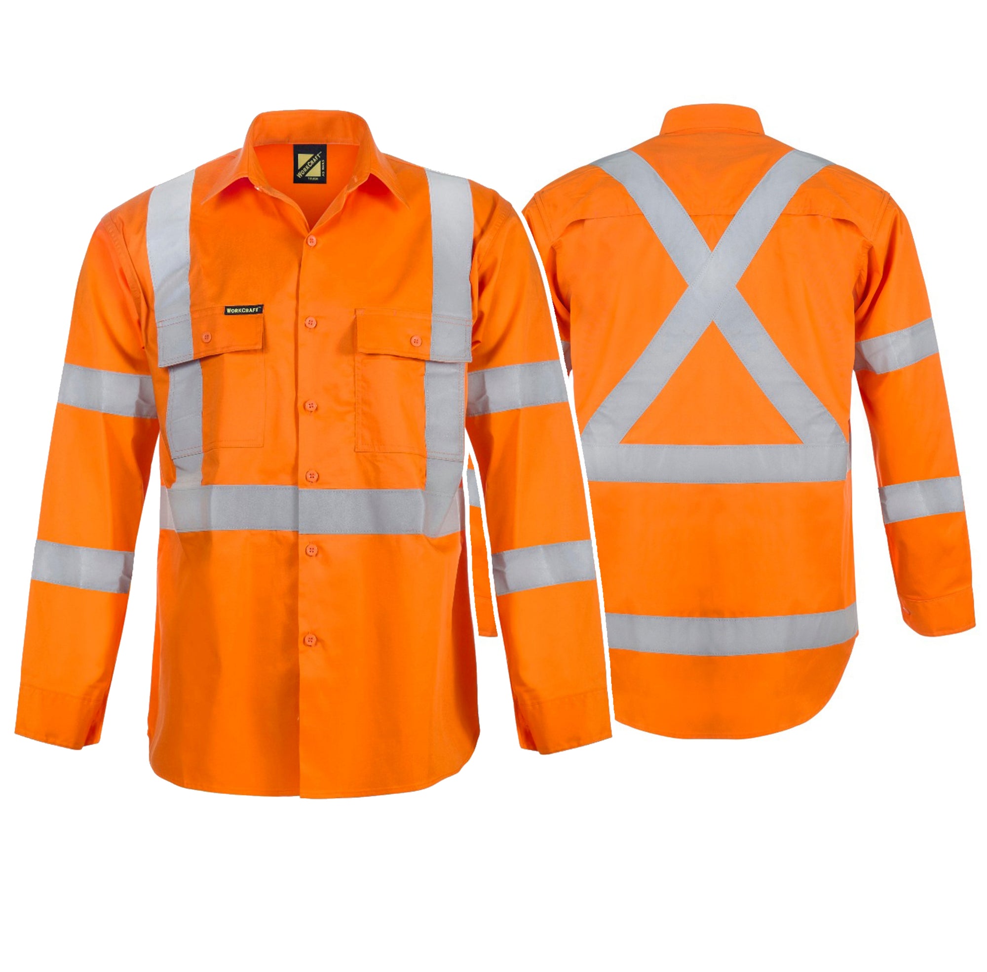 WS6010 custom nsw rail tradie work shirts